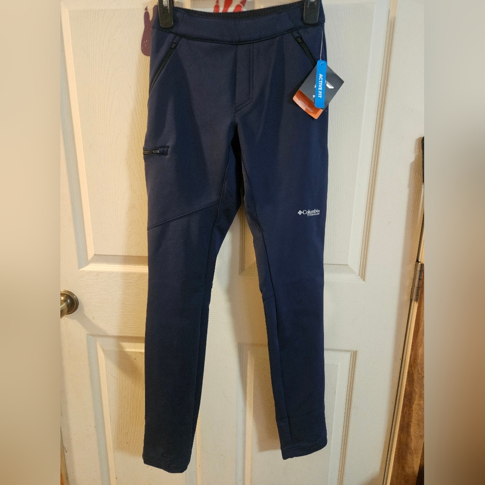 *HP* Columbia Vast Canyon High Rise Softshell Pants: NAVY: NEW WITH TAGS: XS